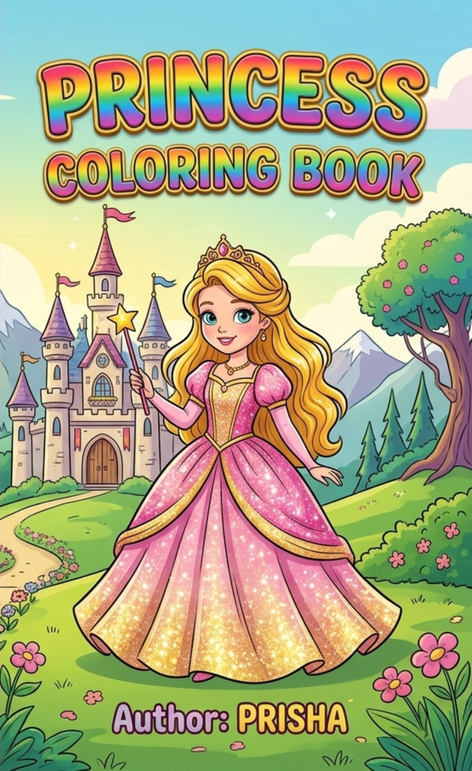 Princess Coloring Book — book cover
