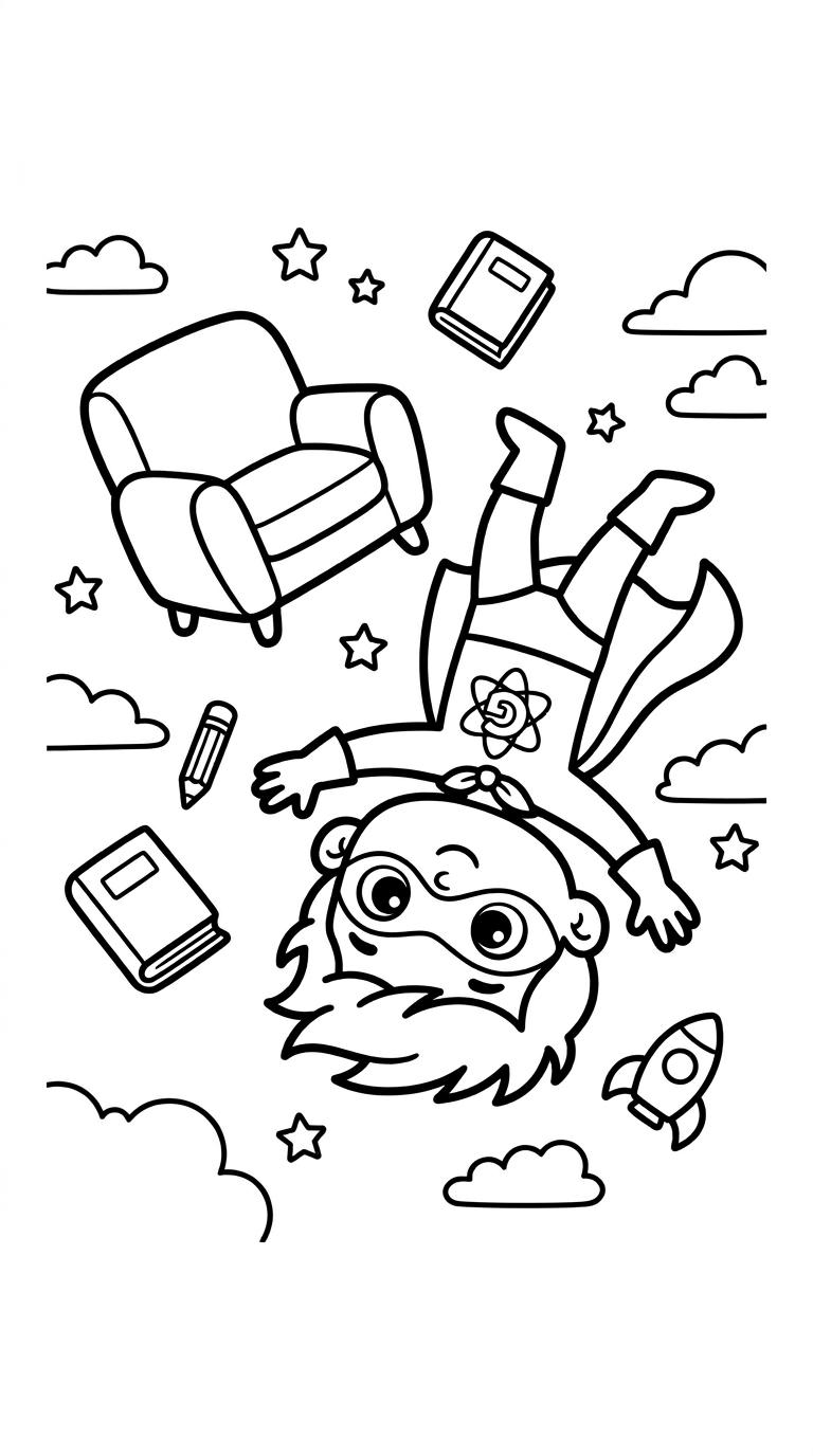Super Heroes Coloring Book — interior page 3
