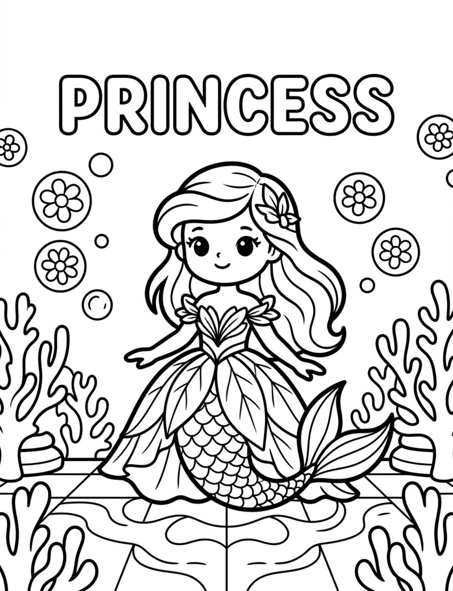 Preview of Mermaid Ocean Maze