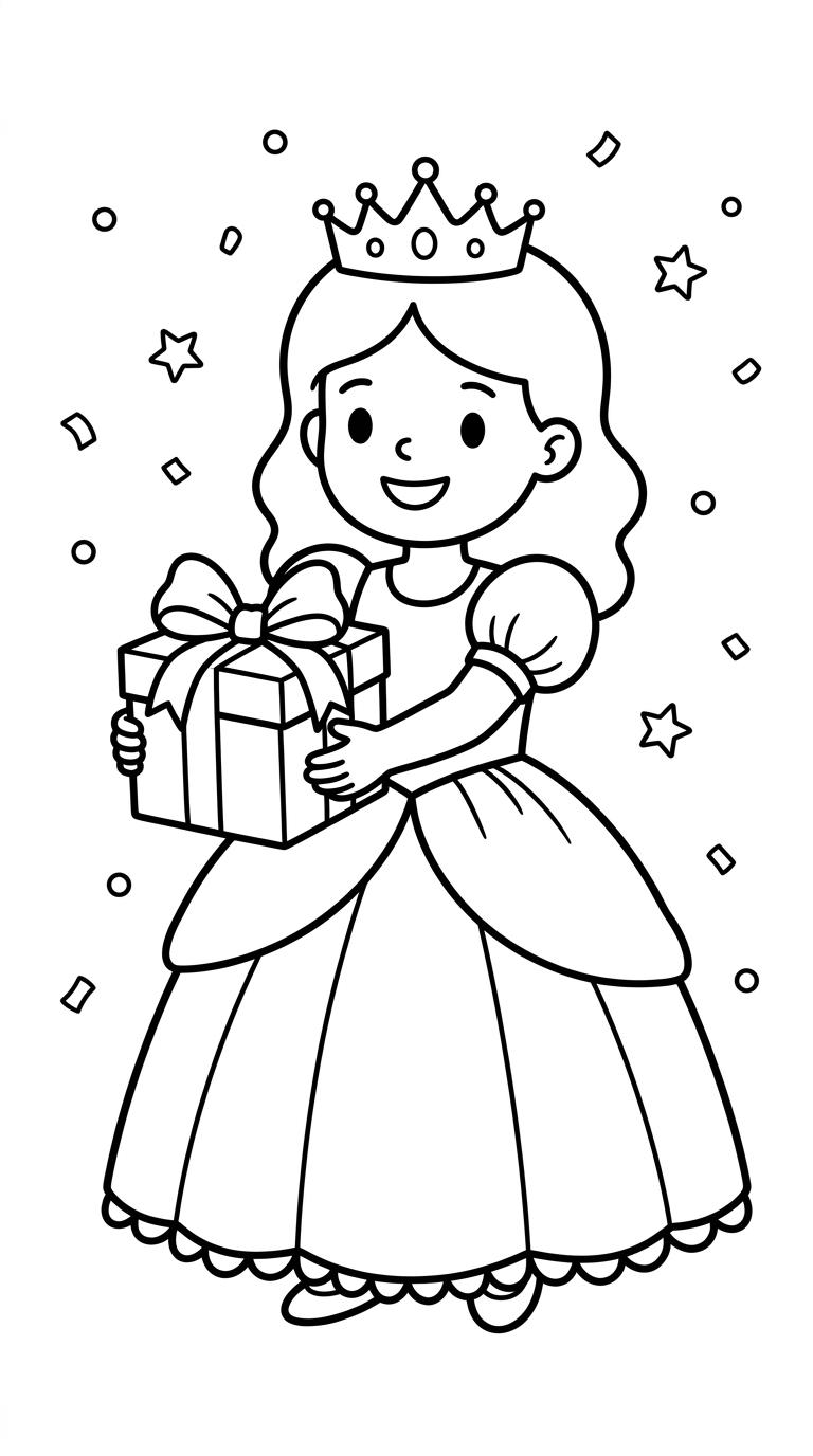 Princess Castle Coloring Page — preview page 2