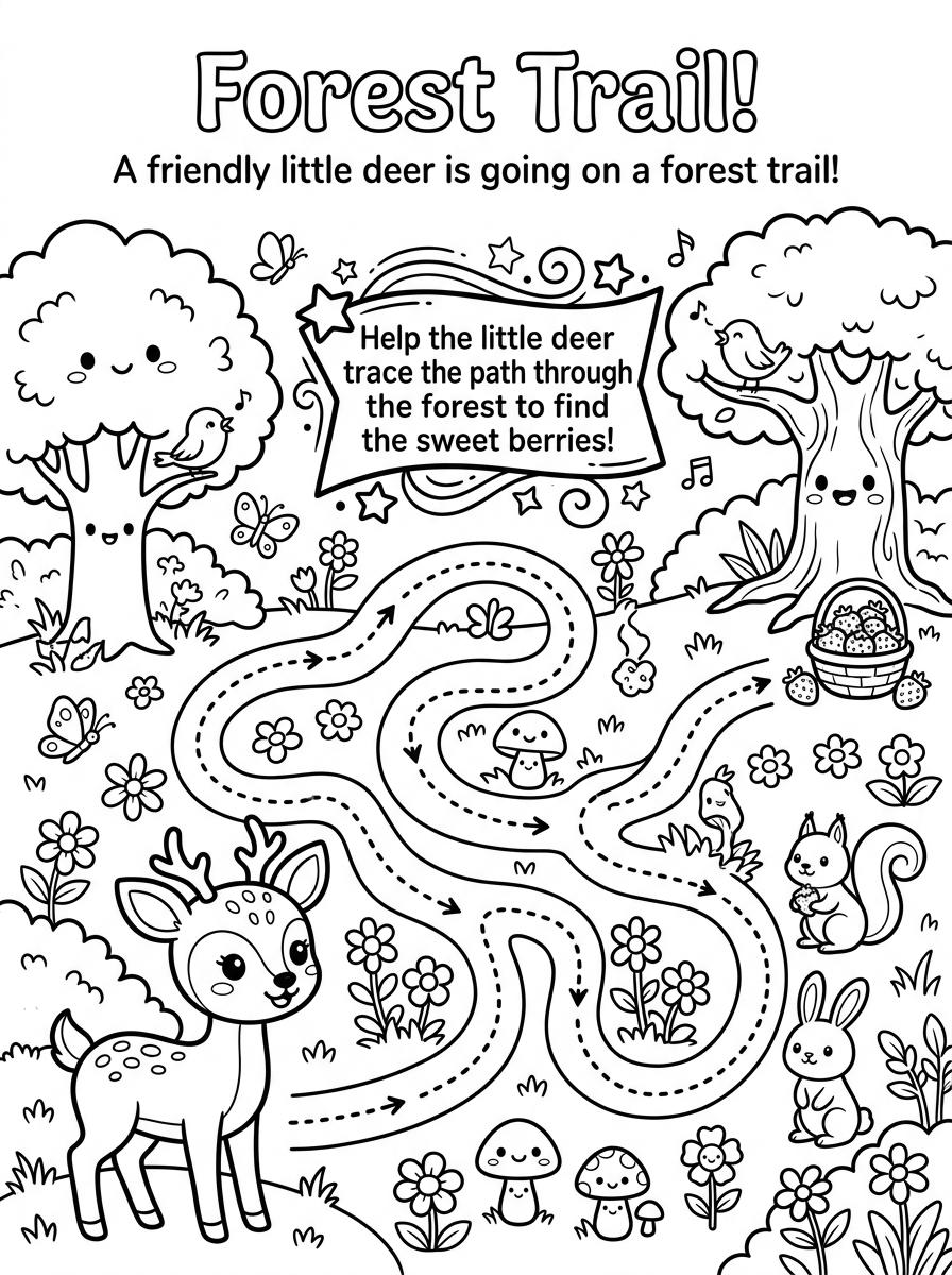 Cute Fruits Coloring Book — interior page 2