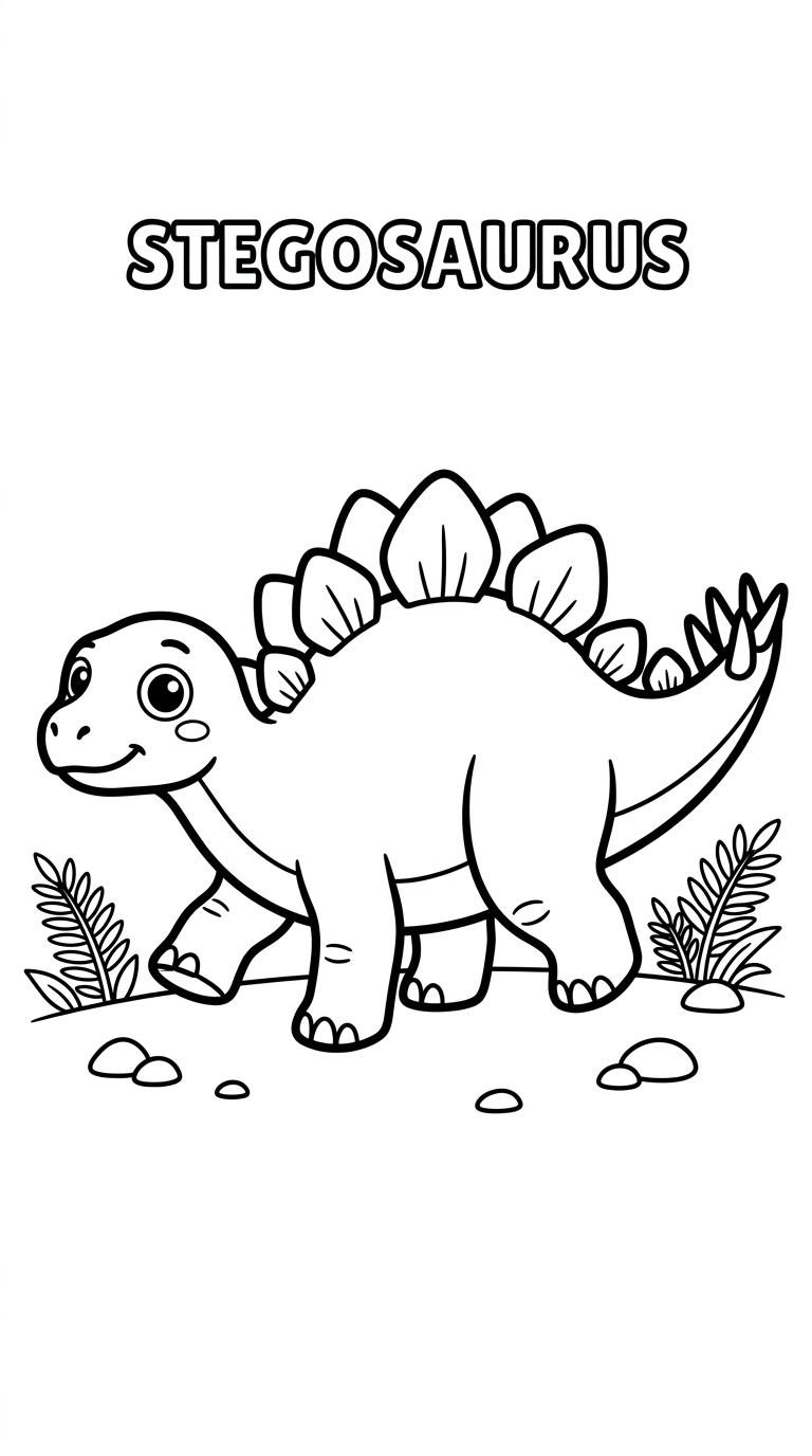 Dinosaur Coloring Pages (3-Pack) — preview page 2