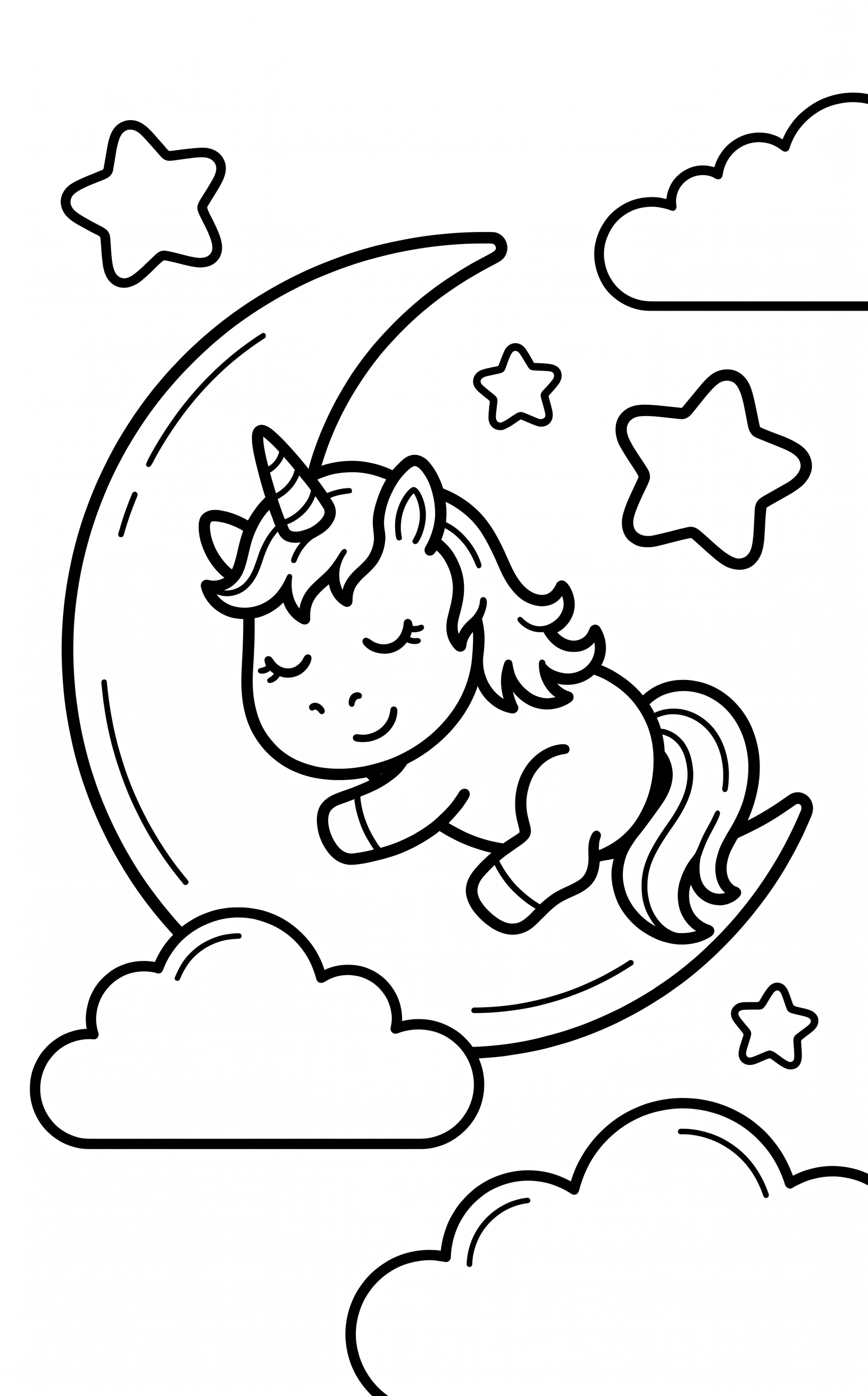 Unicorn Coloring Pages Pack — preview page 3